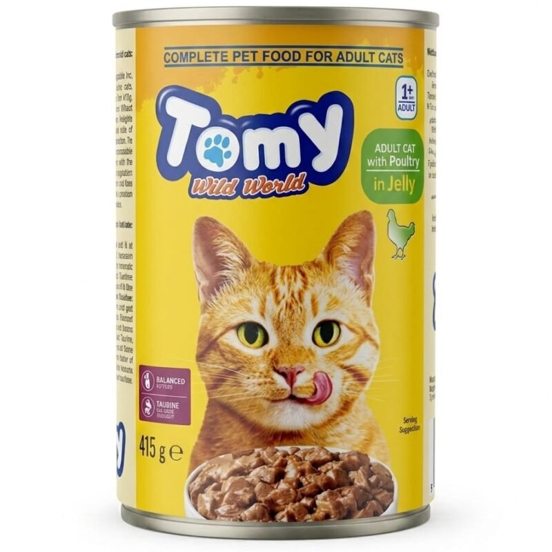Tomy Pâté au Poulet pour Chat Adulte – Anti-Boules de Poils – 450 g
