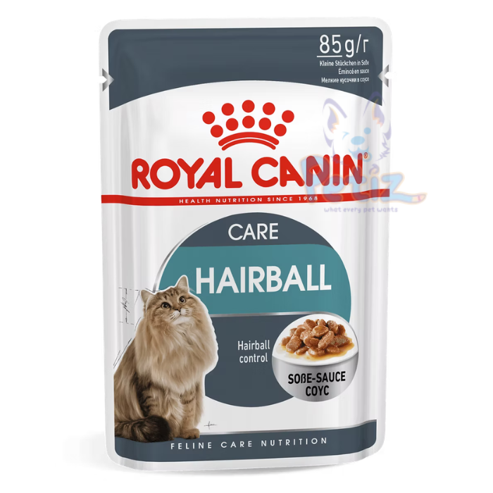 Royal Canin Hairball Care en Sauce 85 g pour Chat Adulte | Contrôle des Boules de Poils