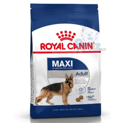 Royal Canin Maxi Adult Croquettes pour Chien Adulte Grande Race (26 à 44 kg) | 4 kg, 10 kg & 15 kg