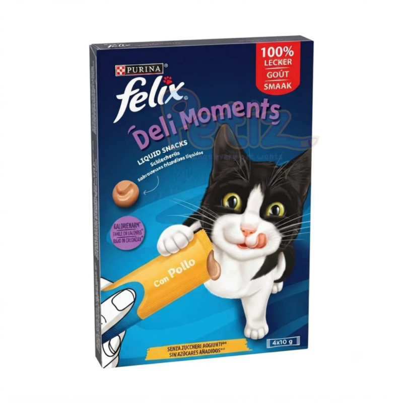Purina Felix Deli Moments au Poulet (4 x 10g)