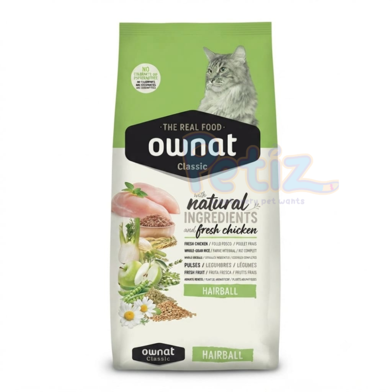 Ownat Classic Hairball pour Chat Adulte