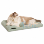Griffoir Mural pour Chat en Sisal avec 2 Balles Suspendues – 58 × 37 cm