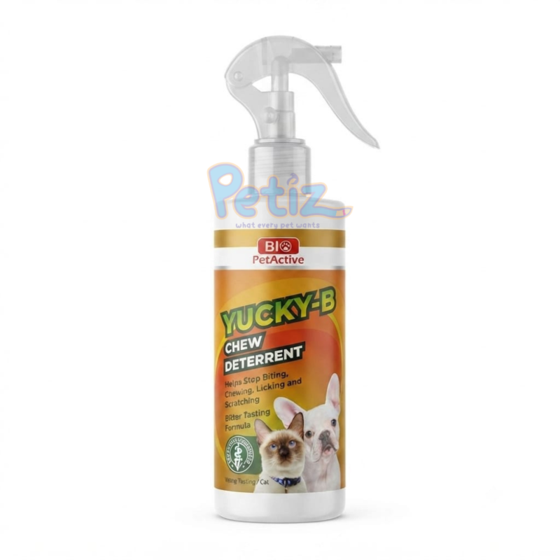 Bio PetActive Yucky-B Spray Anti-Biting & Chewing , Liking and Scratching pour Chiens et Chats 250ml
