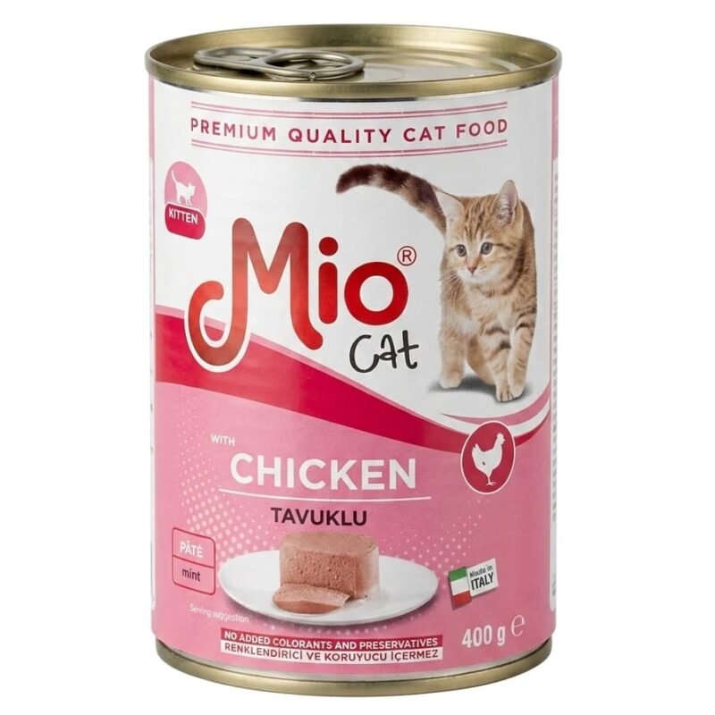Paté Mio pour Les chatons au Poulet 400g