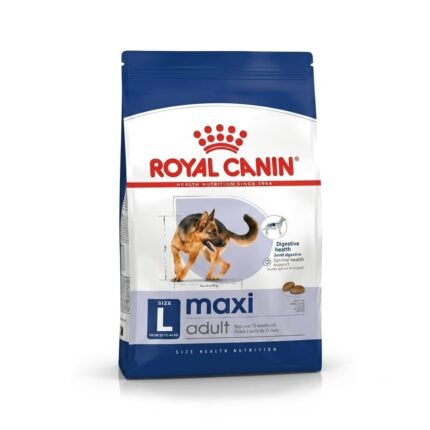 Croquettes Royal Canin Maxi Adult pour Chiens Adultes de Grande Taille (26 à 44 kg) – Alimentation Complète pour la Santé Digestive et le Maintien de la Forme