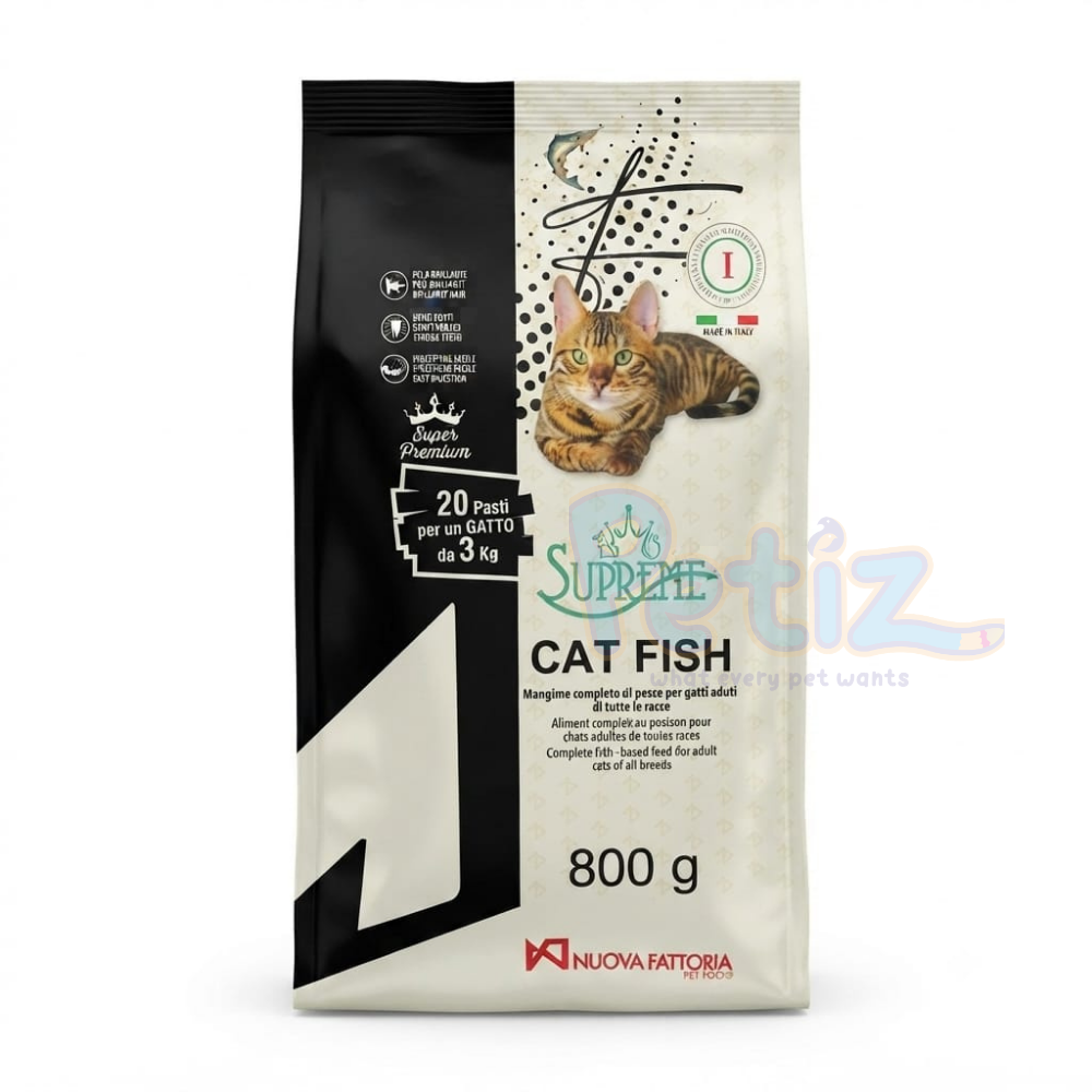 Croquette Supreme Cat FISH 800g - Pour chat au Poisson